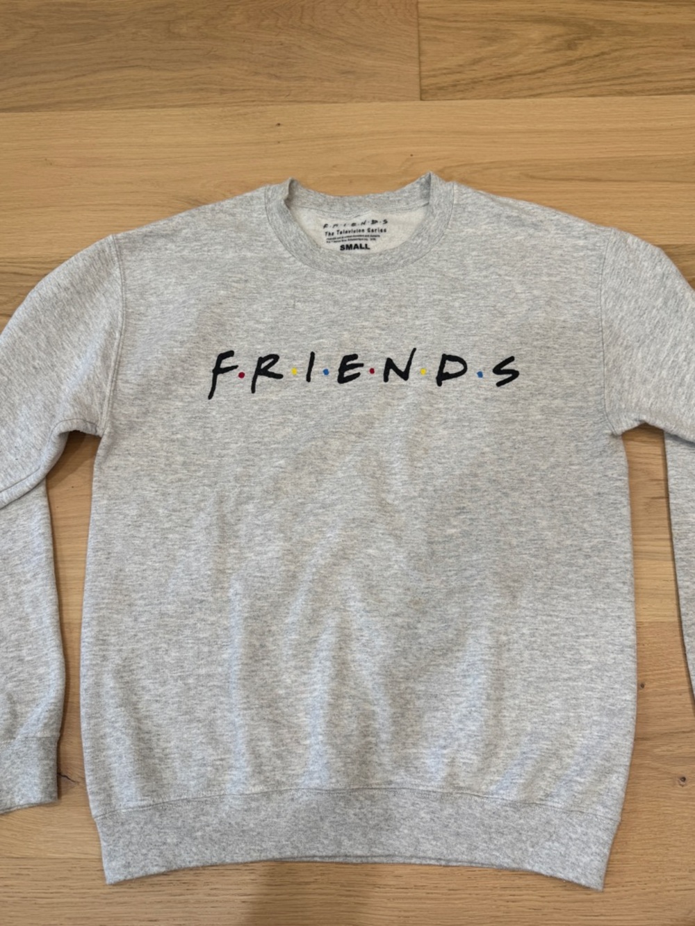 Urban Outfitters Grey FRIENDS Logo Crewneck